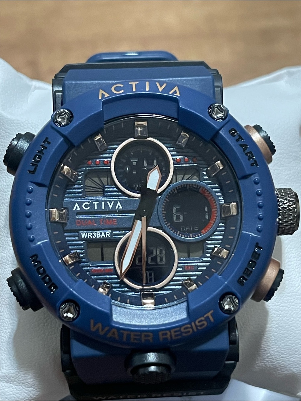 Activa X Invicta Digital Analog Men's Watch - 52mm. Blue, new. - Picture 3 of 13